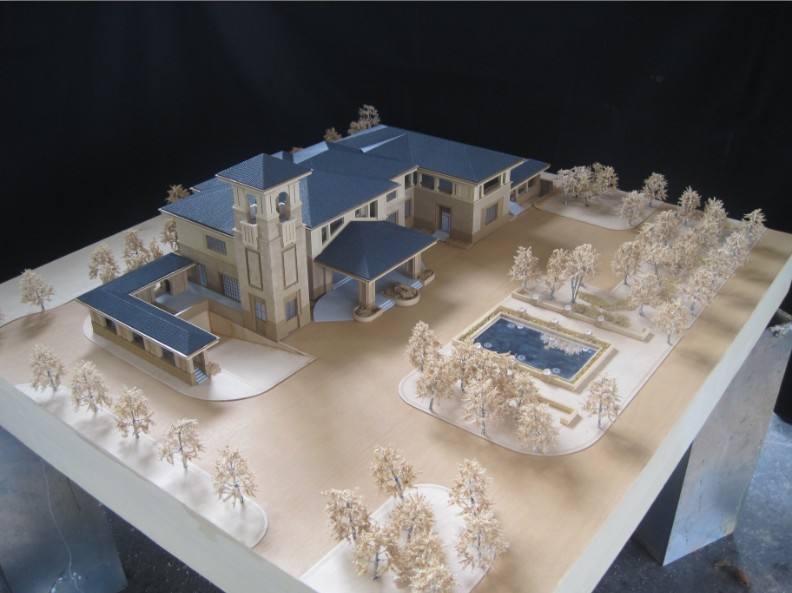 玛沁县建筑模型