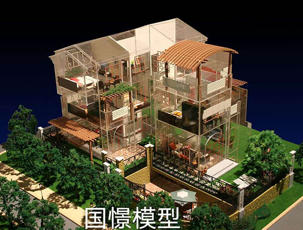 玛沁县建筑模型