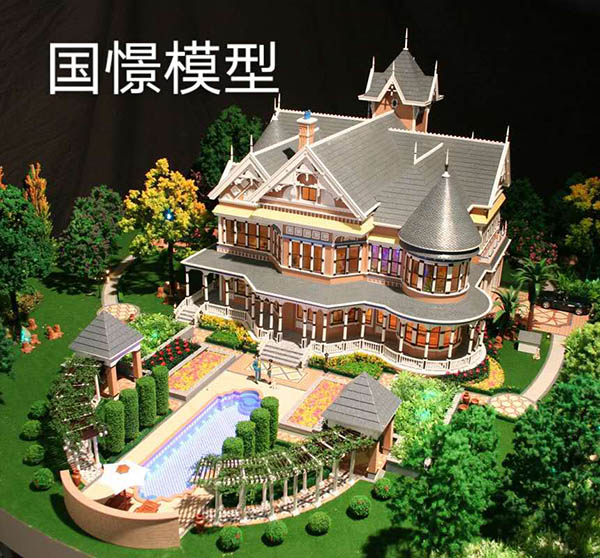 玛沁县建筑模型