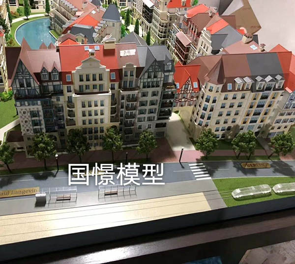 玛沁县建筑模型