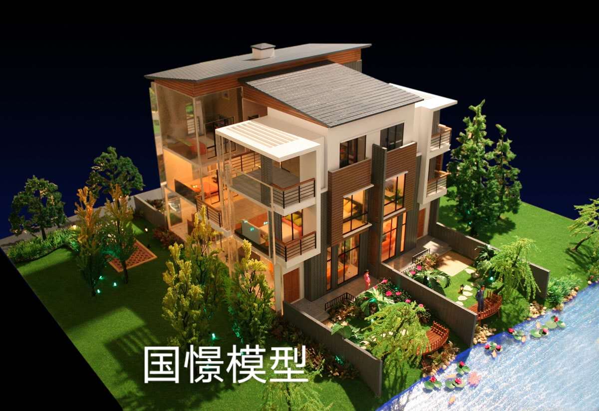 玛沁县建筑模型